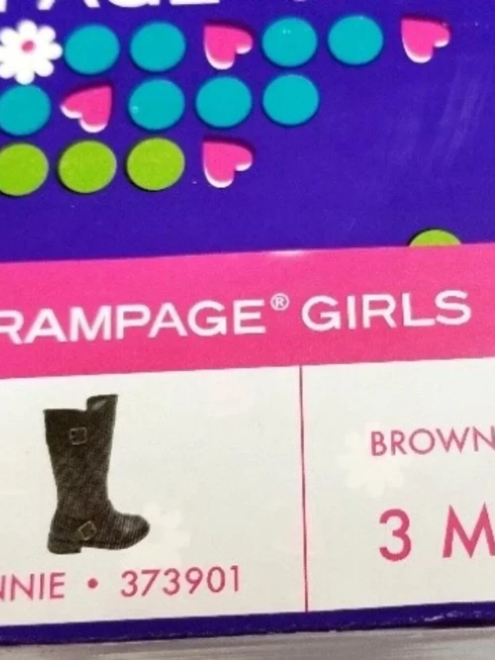 Rampage Girl's Jennie Fashion Riding Boots, Size 1M & 3M - New in Box
